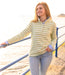 Lighthouse Haven Jersey Top Green Stripe