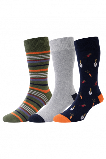 HJS Garden Vegetables Socks
