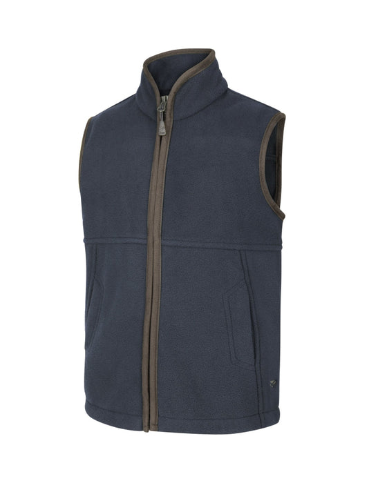 Hoggs Of Fife Woodhall Junior Fleece Gilet Navy