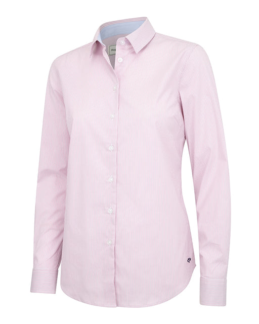 Hoggs Women's Ingliston Stripe Shirt Pink & White