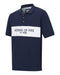 Hoggs Stewart Block Polo Shirt Navy