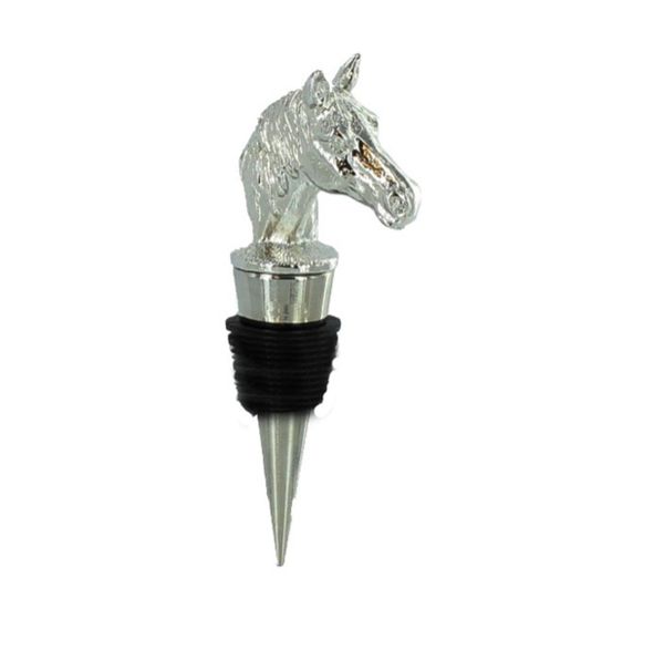 Sporting Saint Horse Head Bottle Stopper