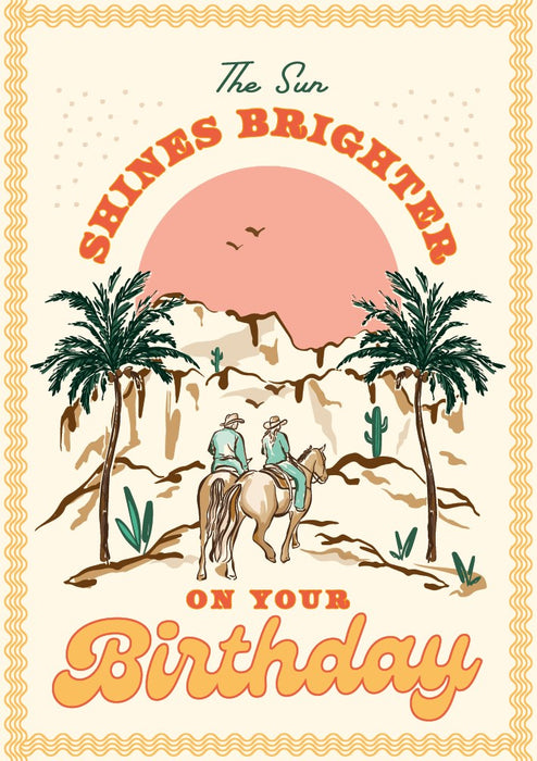 The Art File Sun Shines Brighter Card
