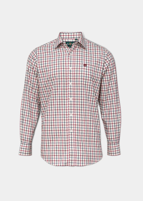 Alan Paine Men's Ilkley Shirt Red Check