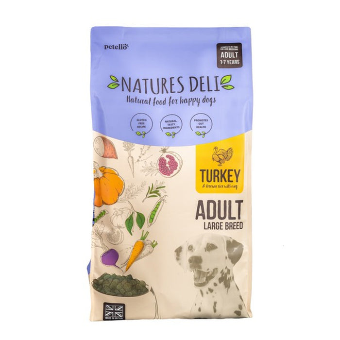 Natures Deli Adult Large Breed Turkey & Rice 12kg