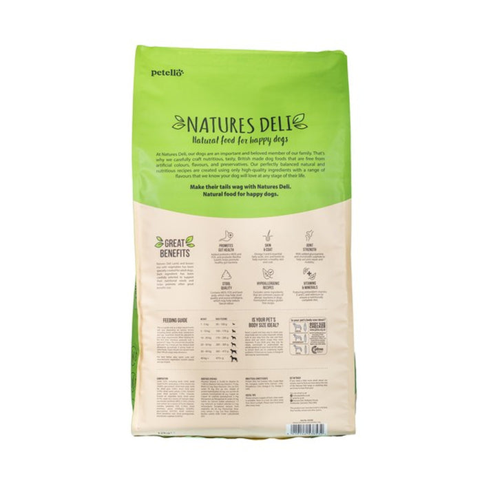 Natures Deli Adult Lamb & Rice 12kg