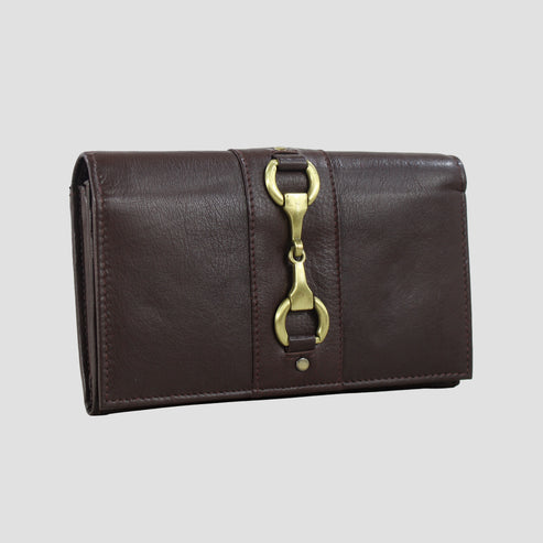 Isla Purse With Snaffle in Brown