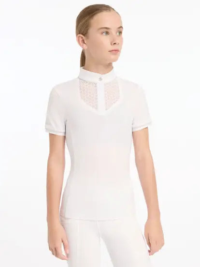 LeMieux Belle White Show Shirt