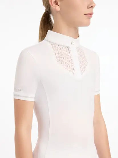 LeMieux Belle White Show Shirt