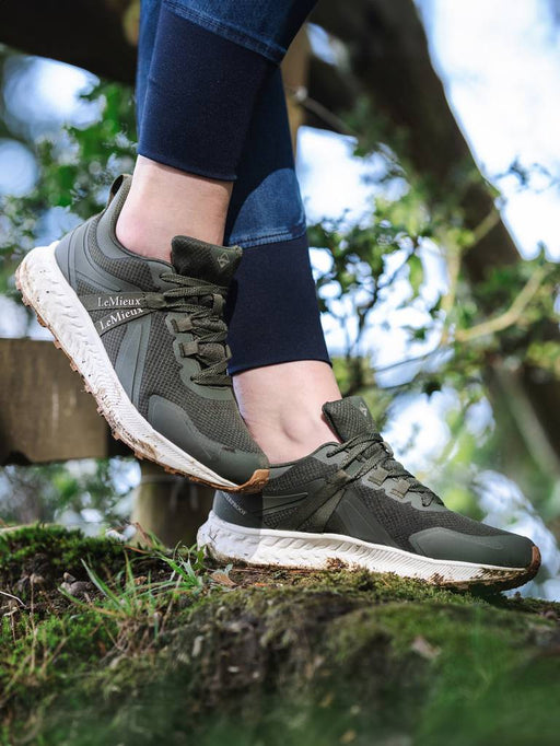 LeMieux Trax Waterproof Trainer Khaki