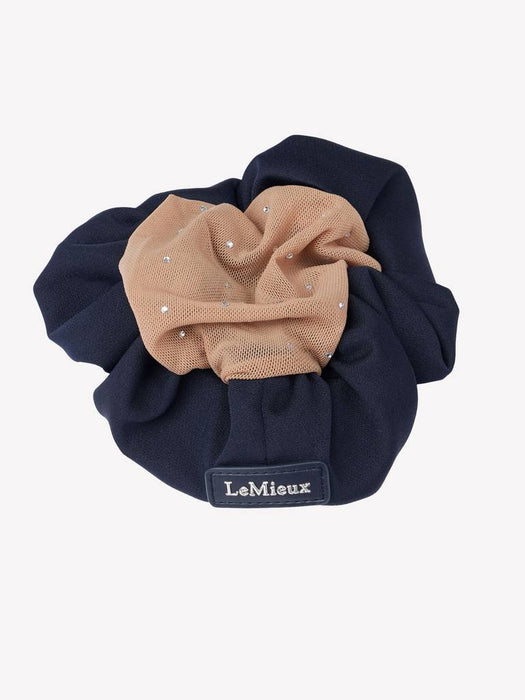 LeMieux Scrunchie Navy With Crystal Hair Net