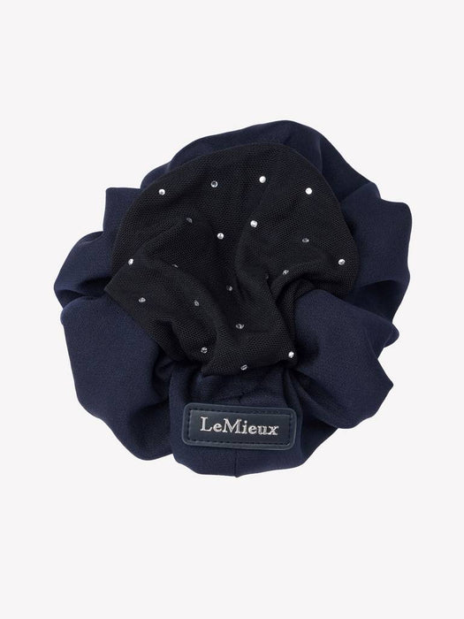 LeMieux Scrunchie Navy With Crystal Hair Net