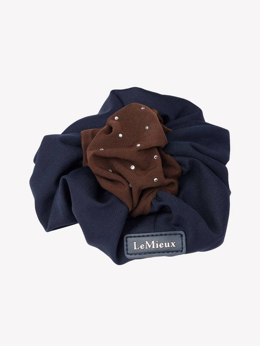 LeMieux Scrunchie Navy With Crystal Hair Net
