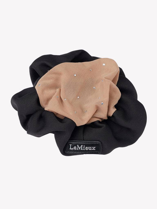 LeMieux Scrunchie Black With Crystal Hair Net