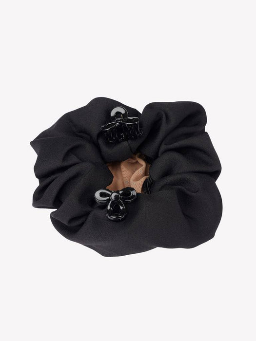 LeMieux Scrunchie Black With Crystal Hair Net