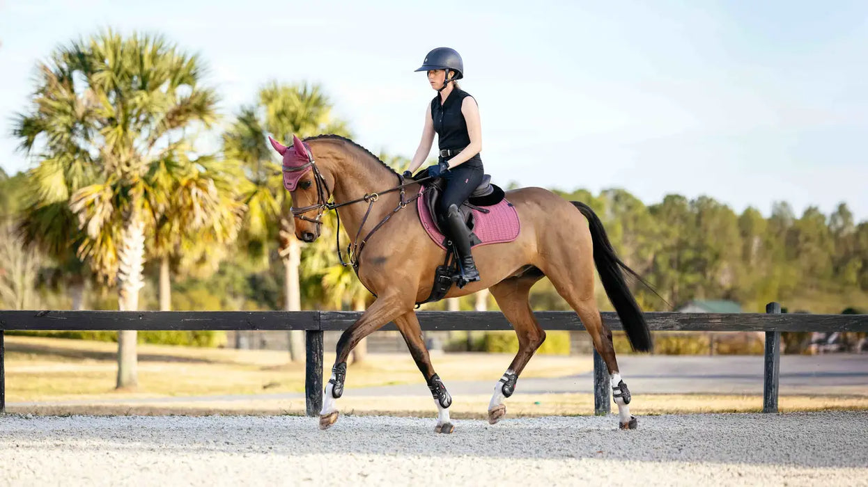 LeMieux Finesse EuroJump Square Rosewood