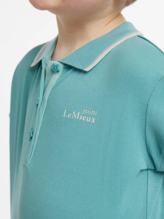LeMieux Mini Polo Shirt Lagoon