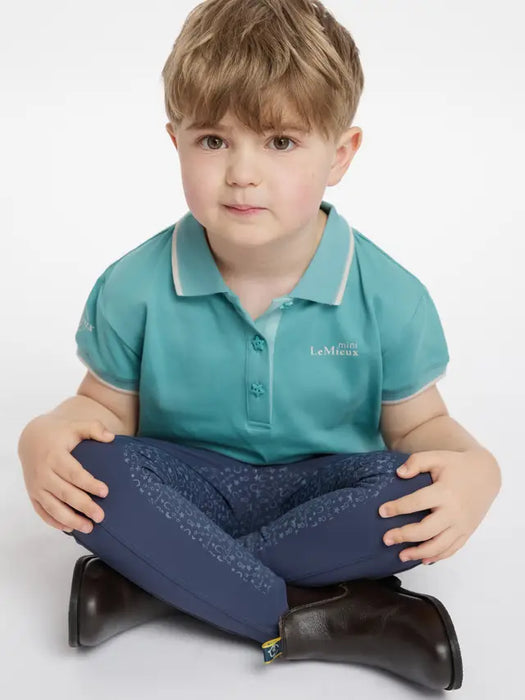 LeMieux Mini Polo Shirt Lagoon