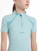 LeMieux Youth Mia Mesh Short Sleeved Base Layer Aqua