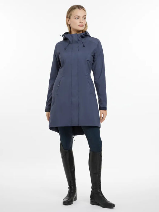LeMieux Grace Long Rain Jacket Dusk Blue