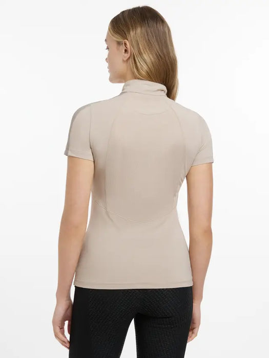 LeMieux Maria Mesh Short Sleeved Base Layer Almond