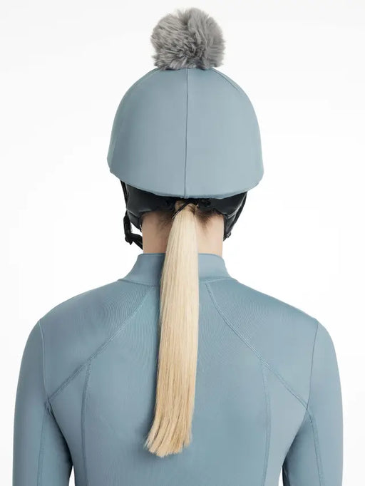 LeMieux Classique Pom Hat Silk Ice Blue