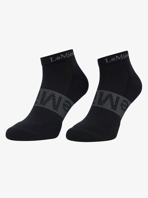 LeMieux Trainer Sock 3 Pack Black