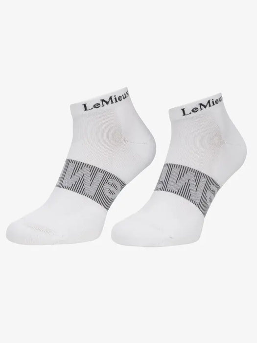 LeMieux Trainer Sock 3 Pack White