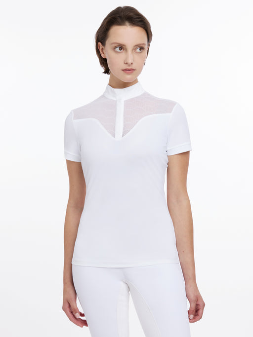 LeMieux Emily Short-Sleeved Show Shirt White