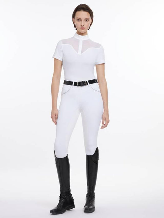 LeMieux Emily Short-Sleeved Show Shirt White