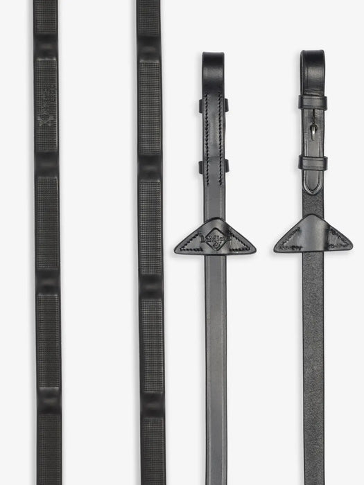 LeMieux Ergo Grip Rubber Reins Black
