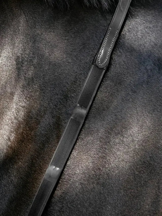 LeMieux Ergo Grip Rubber Reins Black
