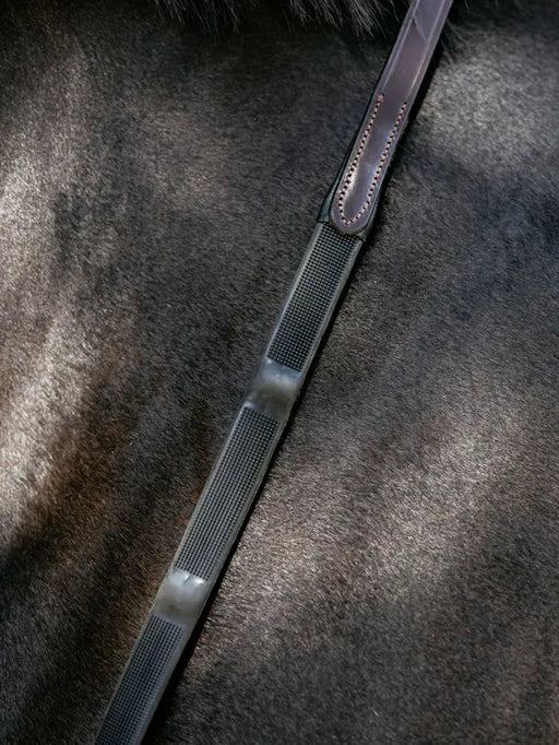 LeMieux Ergo Grip Rubber Reins Brown
