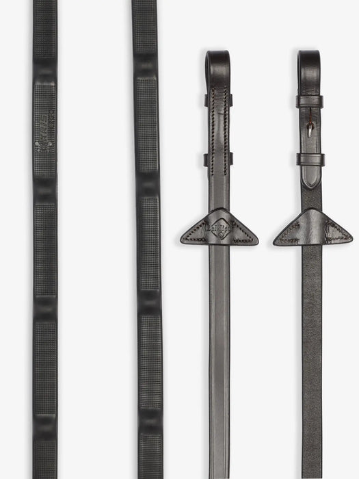 LeMieux Ergo Grip Rubber Reins Brown
