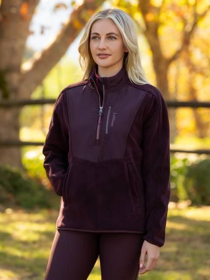 LeMieux Clara Hybrid Fleece Damson
