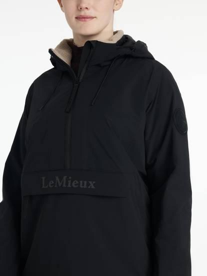 LeMieux Womens Waterproof Phoebe 1/2 Zip Anorak Black