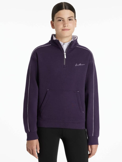 LeMieux Kate 1/4 Zip Sweatshirt Juniper & Lilac
