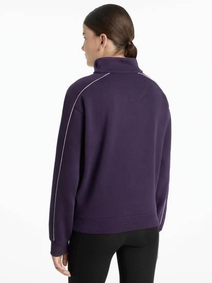 LeMieux Kate 1/4 Zip Sweatshirt Juniper & Lilac
