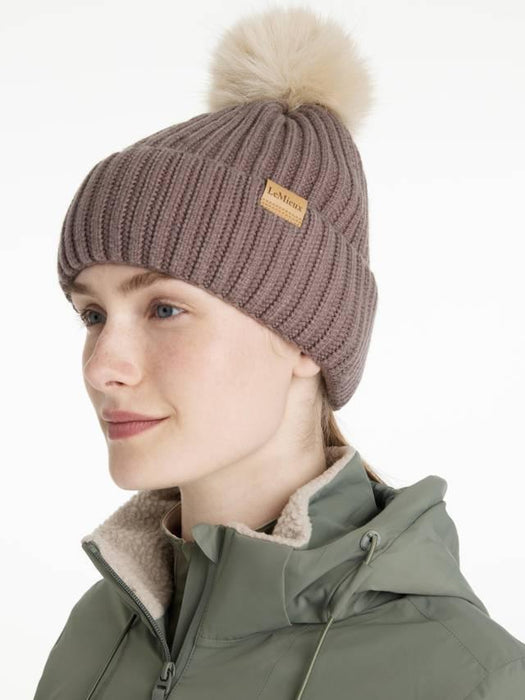 LeMieux Clara Rib Beanie Walnut
