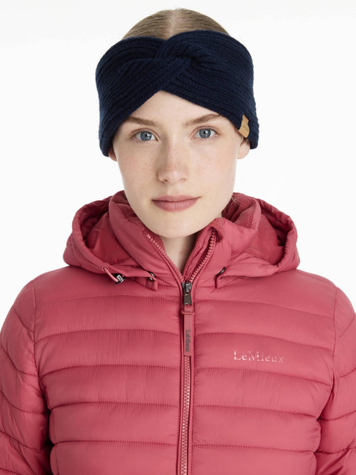 LeMieux Clara Headband Rib Knot Navy
