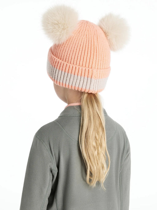 LeMieux Mini Beanie Double Pom Peach