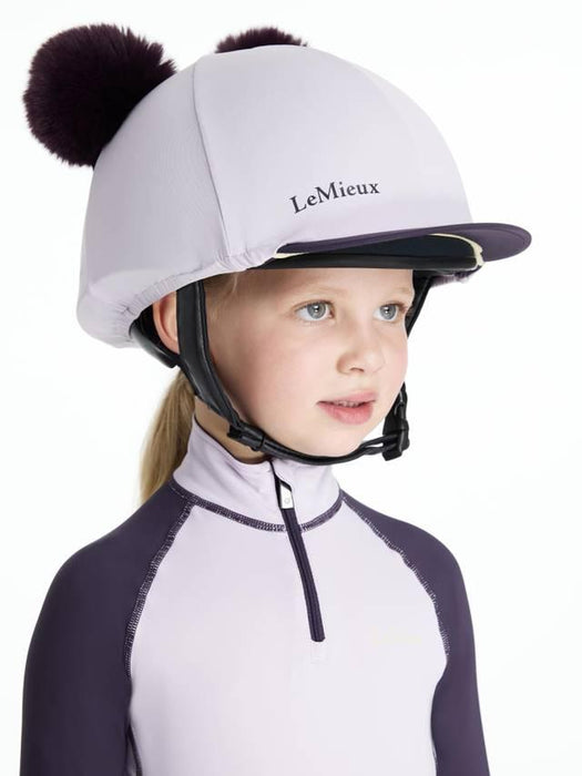 LeMieux Mini Hat Silk Double Pom Lilac
