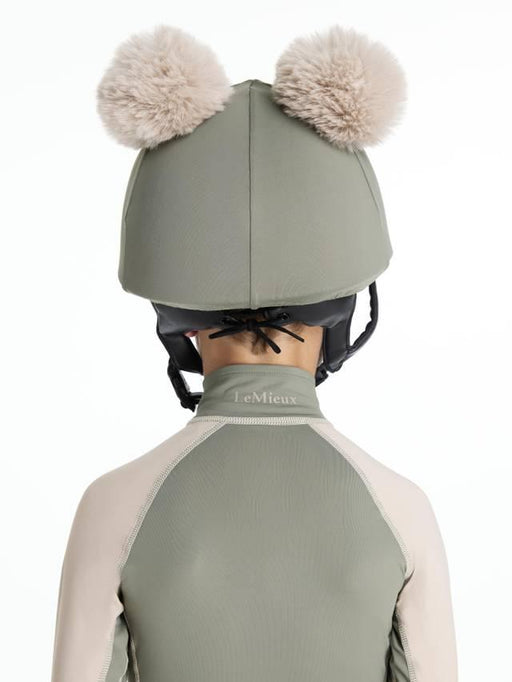 LeMieux Mini Hat Silk Double Pom Rosemary
