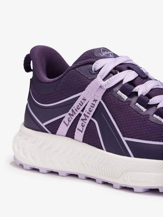 LeMieux Junior Trax Viva Waterproof Trainer Juniper & Lilac
