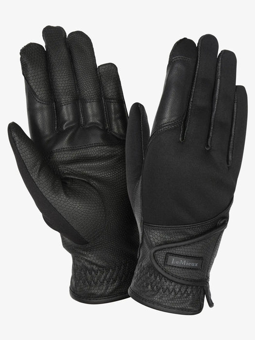 LeMieux Hybrid Glove Riding Glove Black