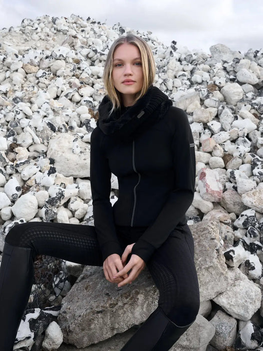 LeMieux Aspen Jacket Zip Through Brushed Black