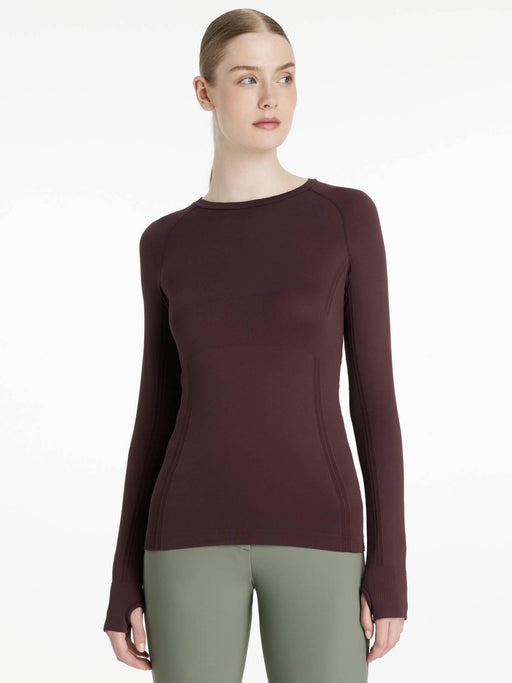 LeMieux Britney Long Sleeved Seamless Top Damson
