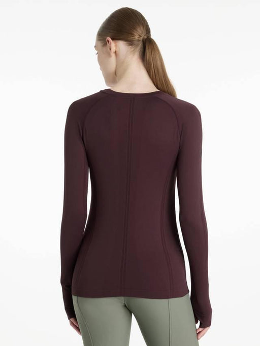LeMieux Britney Long Sleeved Seamless Top Damson
