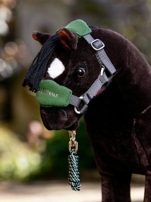 LeMieux Toy Pony Vogue Headcollar & Leadrope Hunter Green