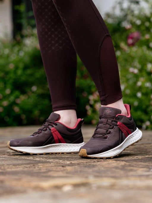 LeMieux Trax Viva Waterproof Trainer Damson
